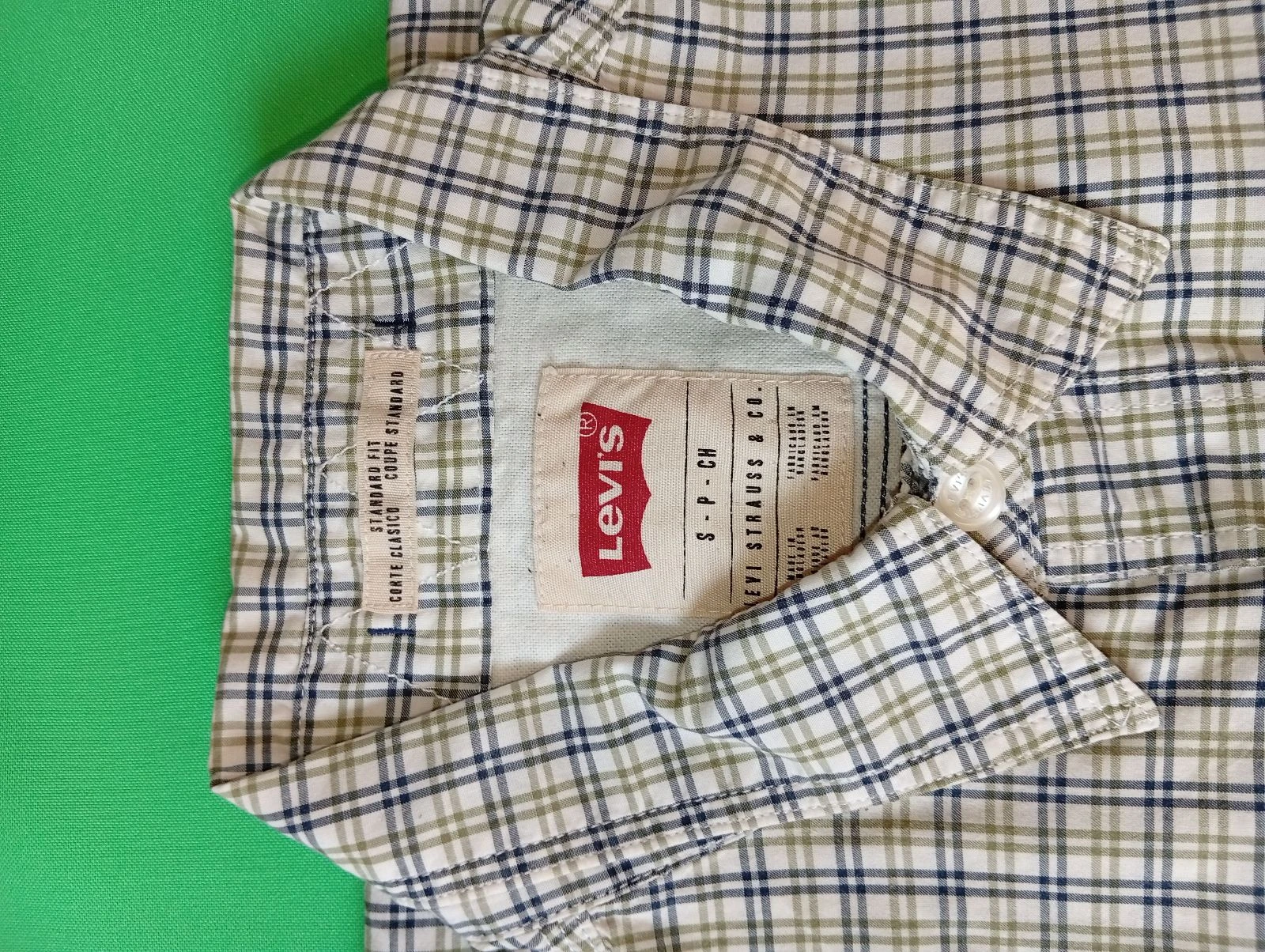 Camisa Levi’s a cuadros Standard Fit - Talla S – photo 4